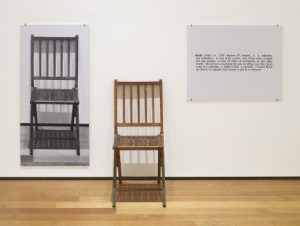 One and Three Chairs, Joseph Kosuth,1965