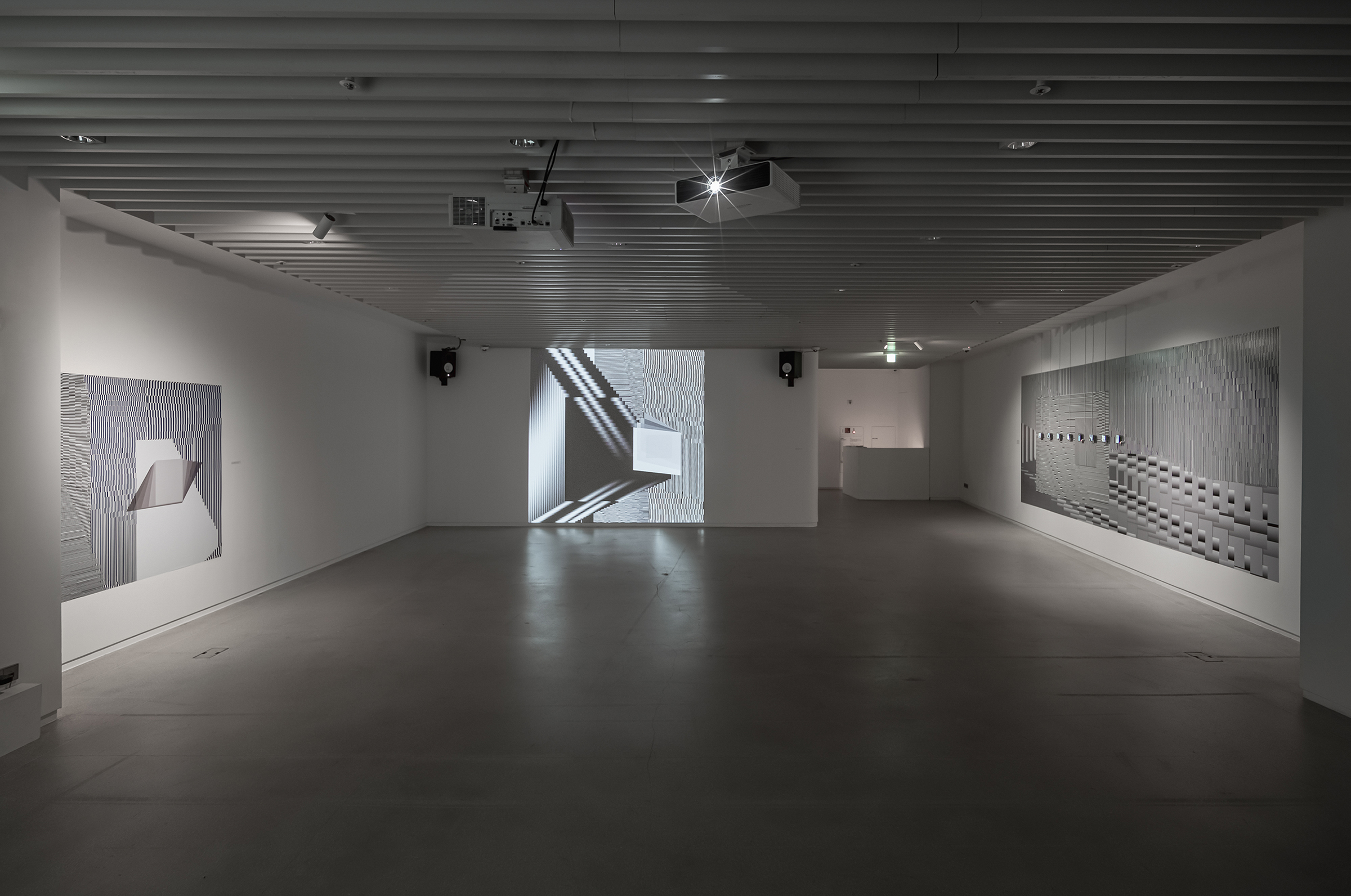 Installation view of Instant Trance exhibition by Julie Insun Youn, MFA 2011.