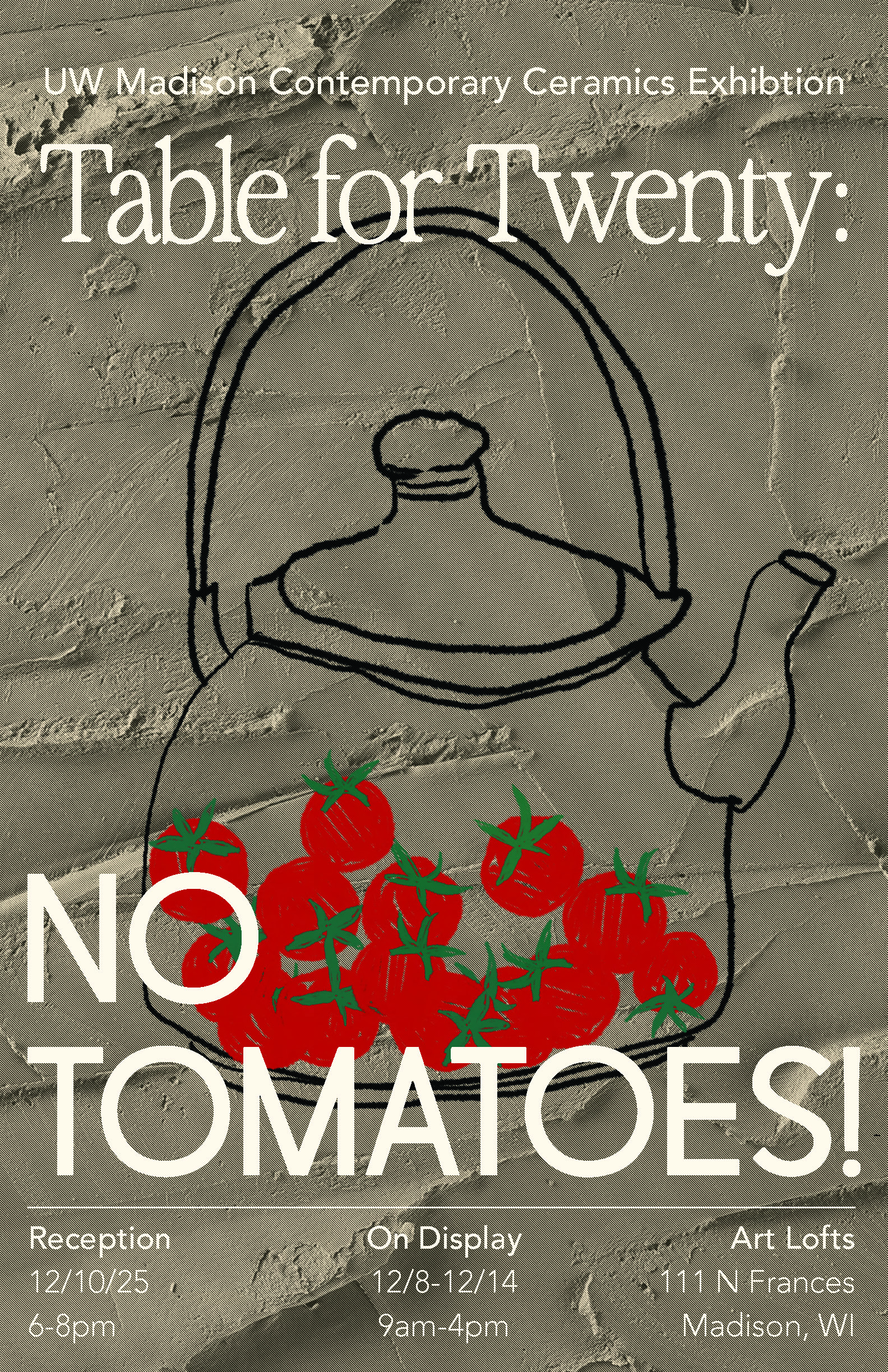 Table for Twenty exhibition poster